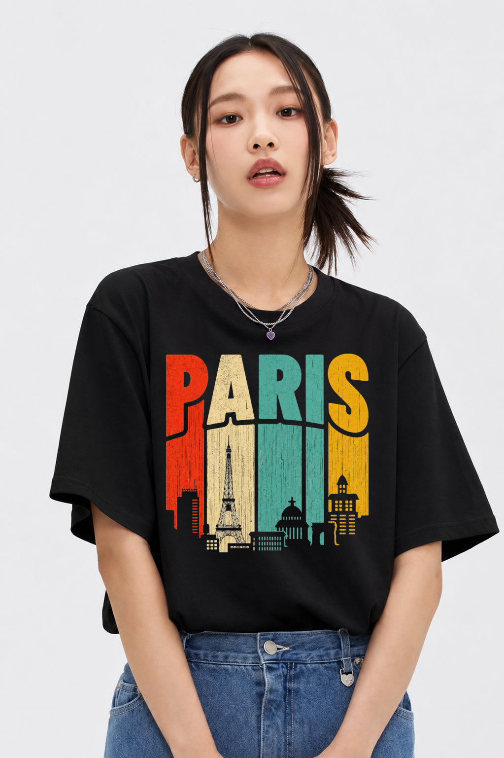 PARIS VINTAGE OVERSIZED TEE