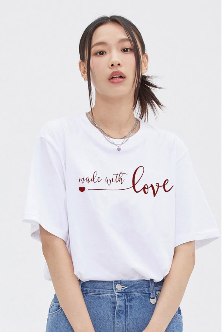 MADE WITH LOVE OVERSIZED T-SHIRT