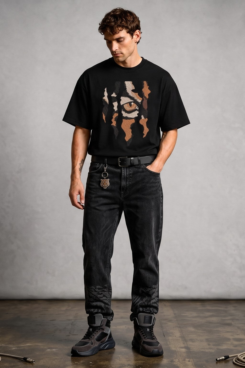 Predator's Gaze Oversized T-Shirt