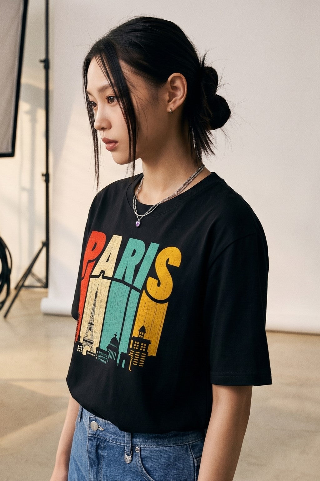PARIS VINTAGE OVERSIZED TEE