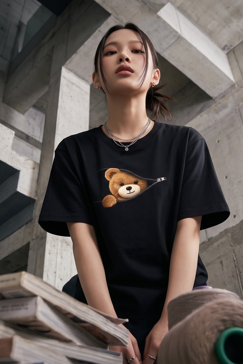 THE SECRET COMPANION OVERSIZED TEE