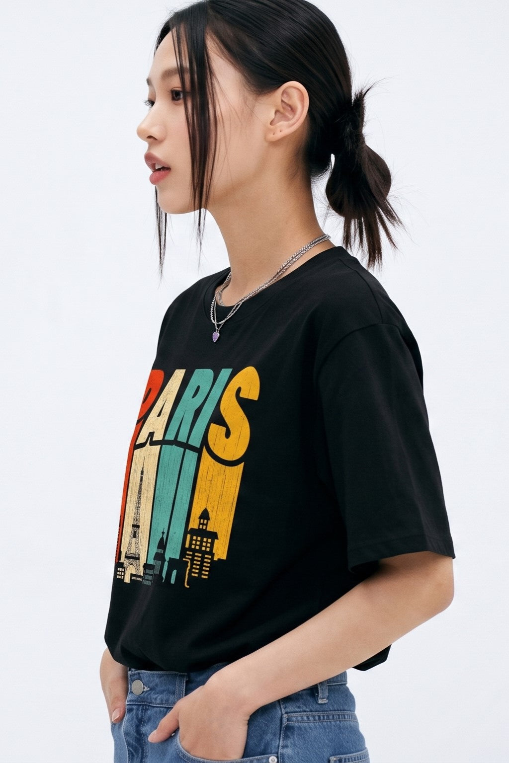 PARIS VINTAGE OVERSIZED TEE